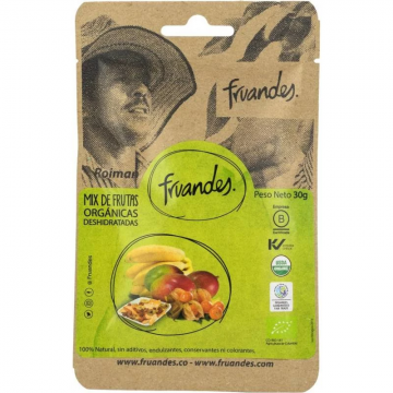 Mix de fructe deshidratate BIO, 30g, Fruandes