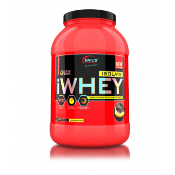 Pudra proteica cu aroma de banana iWhey Isolate, 900g, Genius Nutrititon