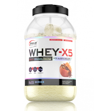 Pudra proteica cu aroma de mar copt Whey-X5, 2000g, Genius Nutrition