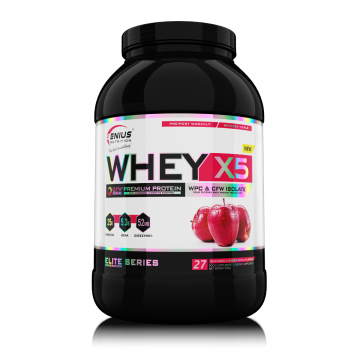 Pudra proteica cu aroma de mar copt Whey-X5, 900g, Genius Nutrition