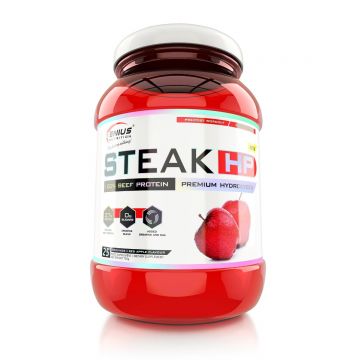 Pudra proteica cu aroma de mar rosu Steak-HP, 750g, Genius Nutrition