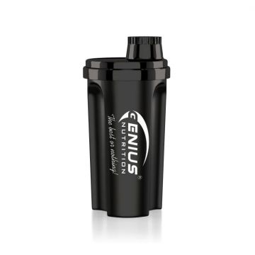Shaker negru, 700ml, Genius Nutrition