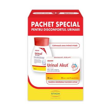 Walmark Pachet Promo Urinal Akut 10 Tablete + Walmark Urinal Gel Intim  200ml
