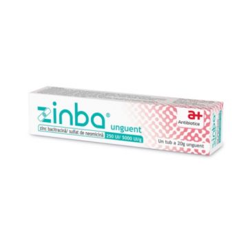 Zinba 250UI/5000UI/g - 20 grame Antibiotice Iasi