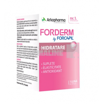 Arkopharma Forderm by Forcapil hidratare 60 capsule