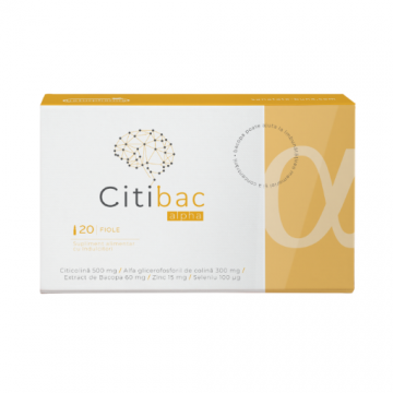 Citibac Alpha - 20 fiole Naturpharma