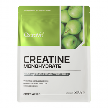 Creatina monohidrata cu aroma de mar verde, 500g, OstroVit