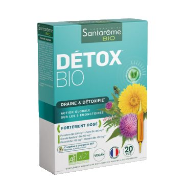 Detox Bio, 20 fiole, Santarome Bio