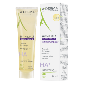 Gel-Ulei de masaj vergeturi si cicatrici Epitheliale A.H., 100 ml, A-Derma