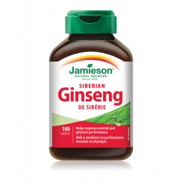 Ginseng Siberian, 100 tablete, Jamieson