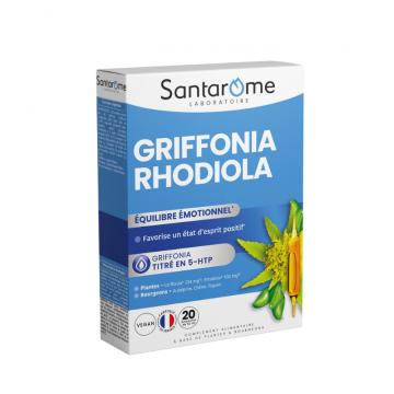 Griffonia Rhodiola, 20 fiole, Santarome
