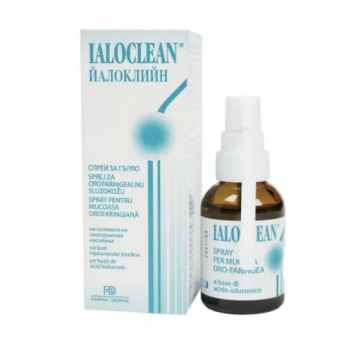 Ialoclean spray pentru mucoasa orofaringiana - 30ml Naturpharma