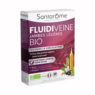 Jambes Legeres Bio, 20 fiole, Santarome