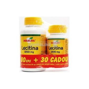 Lecitina 1200 mg 80 capsule + 30 capsule Gratis