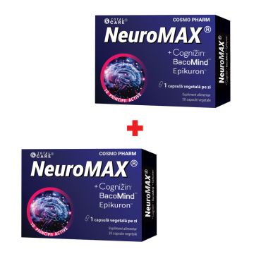 Pachet Neuromax, 30 + 30 capsule, Cosmopharm