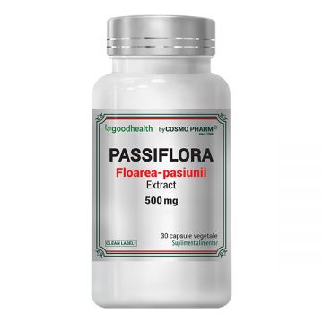 Passiflora Extract 500mg, 30 capsule, Cosmopharm