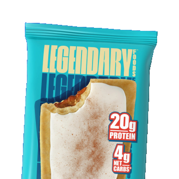 Prajitura proteica cu aroma de scortisoara si zahar brun, 61g, Legendary Foods