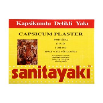 Sanitayaki plasture antireumatic 17cm/12cm - 50 bucati