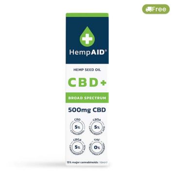 Ulei de canepa cu 500mg CBD 500mg CBDA 500mg CBGA, 10ml, HempAID Ulei de canepa cu 500mg CBD 500mg CBDA 500mg CBGA, 10ml, HempAID