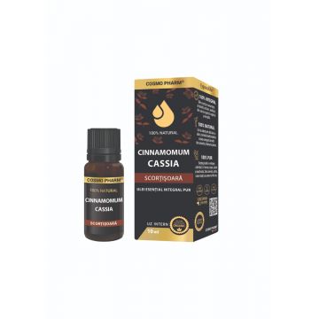 Ulei esential de scortisoara Cinnamomum Cassia, 10ml, Cosmopharm