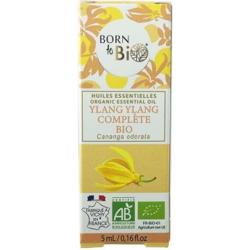 Ulei esential de ylang ylang complet Bio, 5ml, Born to Bio