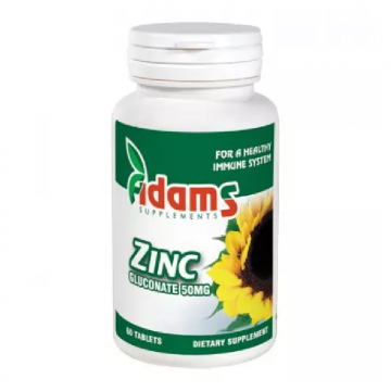 Zinc, 60 tablete, Adams
