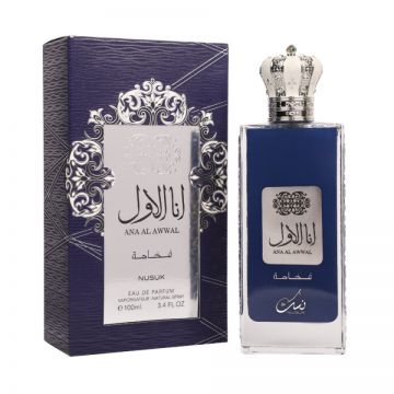 Ana Al Awwal Blue, Nusuk , Apa de Parfum, Barbati, 100ml (Concentratie: Apa de Parfum, Gramaj: 100 ml)
