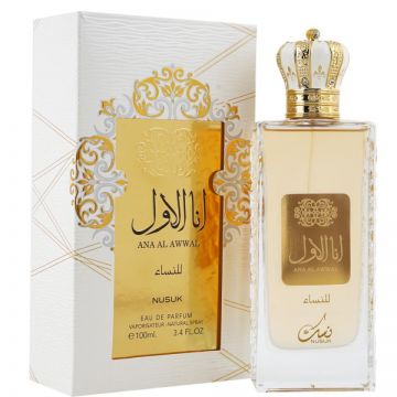 Ana Al Awwal Women, Nusuk, Apa de Parfum, Femei, 100ml (Concentratie: Apa de Parfum, Gramaj: 100 ml)