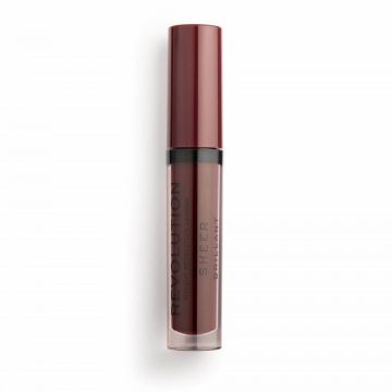 Ruj lichid Makeup Revolution, Sheer Brillant, 3,5 ml (CULOARE: 148 Plum)