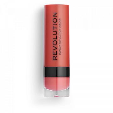 Ruj mat Makeup Revolution, REVOLUTION, Vegan, Matte, Cream Lipstick, 3 ml (Nuanta Ruj: 106 Glorified)