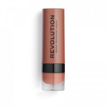 Ruj mat Makeup Revolution, REVOLUTION, Vegan, Matte, Cream Lipstick, 3 ml (Nuanta Ruj: 110 Chauffeur)