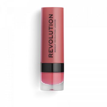 Ruj mat Makeup Revolution, REVOLUTION, Vegan, Matte, Cream Lipstick, 3 ml (Nuanta Ruj: 114 White Wedding)