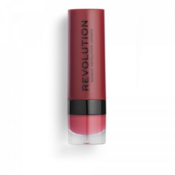 Ruj mat Makeup Revolution, REVOLUTION, Vegan, Matte, Cream Lipstick, 3 ml (Nuanta Ruj: 116 Dollhouse)