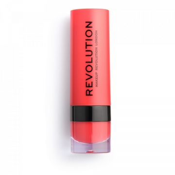 Ruj mat Makeup Revolution, REVOLUTION, Vegan, Matte, Cream Lipstick, 3 ml (Nuanta Ruj: 130 Decadence)