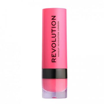 Ruj mat Makeup Revolution, REVOLUTION, Vegan, Matte, Cream Lipstick, 3 ml (Nuanta Ruj: 137 Cupcake)