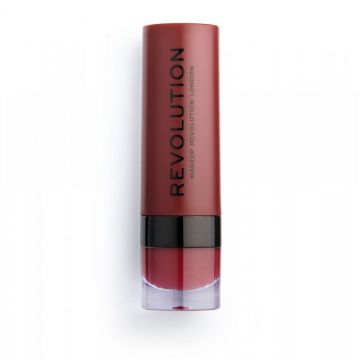 Ruj mat Makeup Revolution, REVOLUTION, Vegan, Matte, Cream Lipstick, 3 ml (Nuanta Ruj: 147 Vampire)