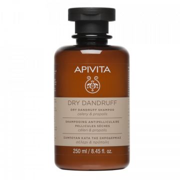 Sampon impotriva matretii uscate Apivita, 250 ml