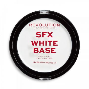 Vopsea de față Makeup Revolution SFX White Cream, 15 g (CULOARE: White)