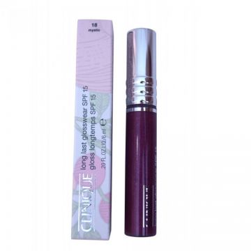 Clinique Long Last Glosswear Lip Gloss SPF 15 (Gramaj: 6 ml, Nuanta Ruj: 18 Mistic)