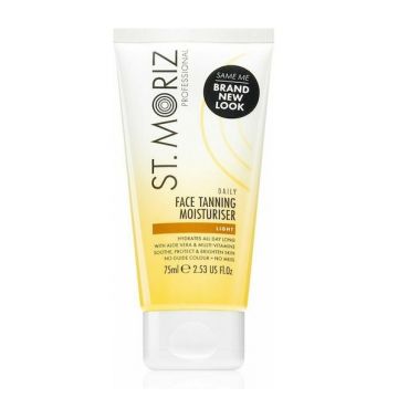 Crema Autobronzanta Profesionala pentru ten ST MORIZ Natural Glow cu Vitaminele B3, C, E si Aloe Vera, 75 ml Crema Autobronzanta Profesionala pentru ten ST MORIZ Natural Glow cu Vitaminele B3, C, E si Aloe Vera, 75 ml
