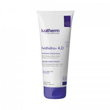 Crema balsam intens emolienta Ivatherm Ivahidra+ AD, 200 ml (Concentratie: Crema, Gramaj: 200 ml)