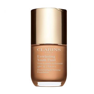 Fond de Ten Clarins Everleasting Youth Fluid SPF 15 (Gramaj: 30 ml, Nuanta fond de ten: 110 Honey)