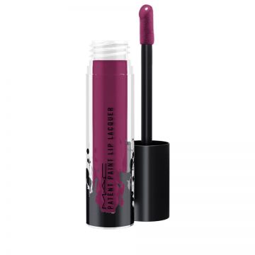 Lac de buze Mac Patent Paint Lip Lacquer, 3,8 ml (Nuanta Ruj: 596 Vinyl Underground)