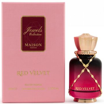 Maison Asrar Red Velvet, Apa de Parfum, Unisex, 100 ml (Concentratie: Apa de Parfum, Gramaj: 100 ml)