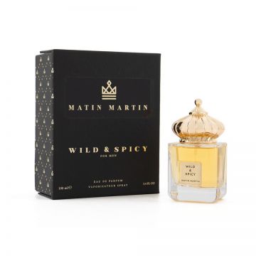 Matin Martin Wild & Spicy, Apa de Parfum, Barbati, 100 ml (Concentratie: Apa de Parfum, Gramaj: 100 ml)