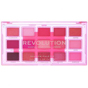 Paleta farduri de ochi, Makeup Revolution London, Reflective Palette, 15 nuante, 15X0.7g (Concentratie: Trusa de farduri, Nuanta fard:  Sugar Ray)