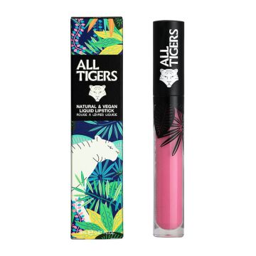 Ruj de buze lichid mat Natural & Vegan All Tigers, 8 ml (Nuanta Ruj: 792 Escape the ordinary)