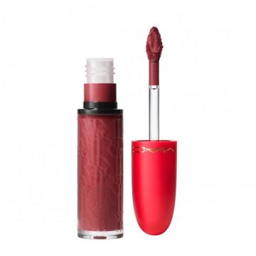 Ruj de buze Mac Aute Cuture Retro Matte Liquid Lipstick, 5 ml (Nuanta Ruj: Spicy Pimienta)