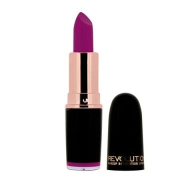 Ruj de buze Makeup Revolution Iconic Pro Lipstick, 3,2 g (Concentratie: Lip sticks, Nuanta Ruj: Matte Purple)