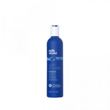 Sampon Milk Shake, Cold Brunette, Moringa Oil, Remove Warm Tones – Red/Orange, 300 ml (Concentratie: Sampon, Gramaj: 300 ml)